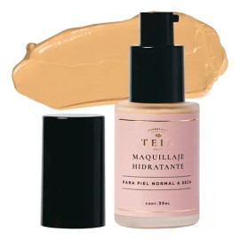 Maquillaje Natural Para Piel Normal/seca Teia Cosméticos Medio