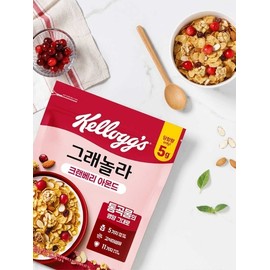 Kellogg's Cranberry Almond Granola 500g 2pcs / 켈로그 크랜베리 아몬드 그래놀라 500g 2개