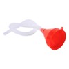Universal Funnel 8cm Wide Plastic Funnel Car Flexible Extension Valve