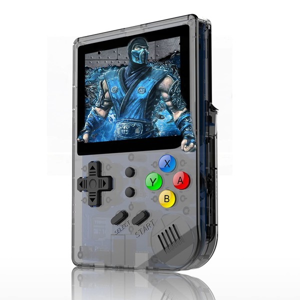 RG300 Handheld Game Console,Retro Game Console with 64G TF Card Built in 5000 Classic Games,Portable Game Console 2.8 inch Full View IPS Screen
