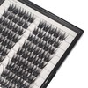 Hannahool Wide Stem Cluster DIY Eye Lashes Extensions Mixed 10-12-14-16mm/14-16-18mm