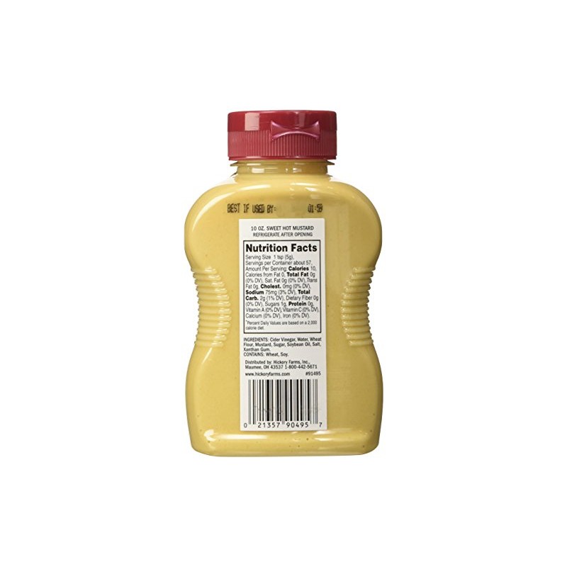 Hickory Farms Farmstand Recipe Sweet Hot Mustard 10oz