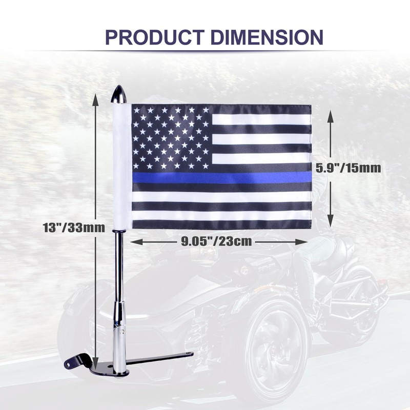 Hutexico For Spyder F3 LTD Flag Pole Mount Kit, 2