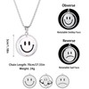 Yudisho Titanium Steel Spinning Two Sided Smiley Face Crying Face