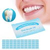 50pcs Disposable Finger Teeth Wipes Travel Portable Cleaning Dirt Removal