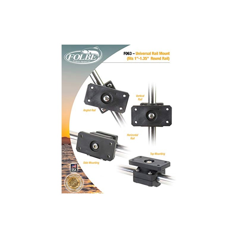 Folbe F063 - Universal Rail Mount Kit - Fits 1.040"-1.35"