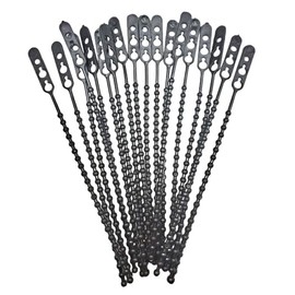 VEPATIM 100 Quick Ties Flash Binder Length 140 mm Resealable Black