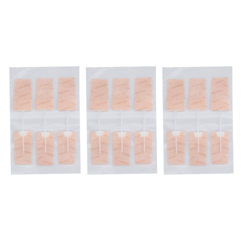 3 Pcs Wound Closure Strip Stitchless Self Adhesive Non Woven
