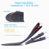 Height Increase Insoles, 4-Layer 2.7” Heel Shoe Lift Kit with