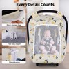 Rquite Car Seat Cover Baby, Carseat Covers Girl Boy, Breathable