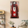 Empire Art Direct "Gas Pump" Mixed Media Hand Painted Iron