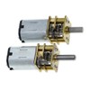 Hailege 2pcs N20 (3V 100RPM) Gear Reducer Motor GA12-N20 DC