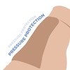 Silipos Fußbandage mit Gelschutz für den Fußrücken, One Size