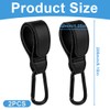 SGERUFZ Pack of 2 Pram Hooks Carabiner Pram Hooks Pram