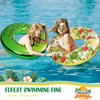 Libima 4 Pcs Inflatable Pool Floats, Pool Floaties Swim Rings
