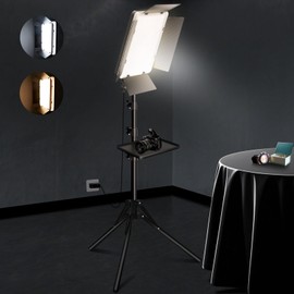 Photography Lighting with Tray & Remote, Arsoer 36W Bi-Color 2700K-6500K Video Light with Barndoor & Display, CRI95+ 72” Video Lighting for Video Recording/YouTube/TikTok/Live Streaming/Ins