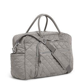 Vera Bradley Women's Performance Twill Weekender Travel Bag, Tranquil Gray, One Size