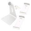 Cell Phone Stand Silver Tablet PC Bracket Adjustable Aluminum Alloy