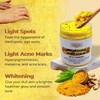 SUGAR BODY SCRUB Brightening Turmeric Exfoliant for Dark Spots