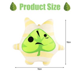 Philoctes Zelda Krog Plush Toy, 18 cm Forest Elf Seedling Korok Plushie, Wind Waker Makar Korok Plush Doll, Stuffed Toy, Krog Plush Toy for Children