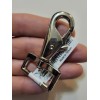 Unbranded 2 1/2" clasp hook with 1" swivel strap eye.