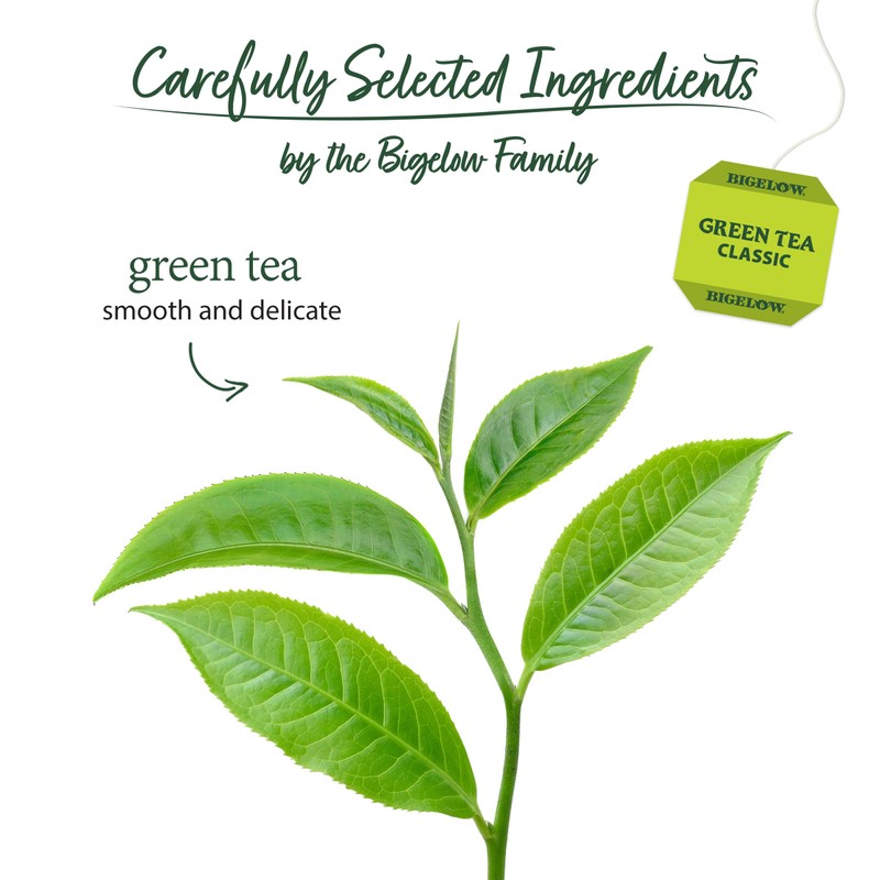 Bigelow Tea Classic Green Tea, Caffeinated Tea, 20 Count Box