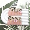 24Pcs French Tip Press on Nails Long Fake Nails with