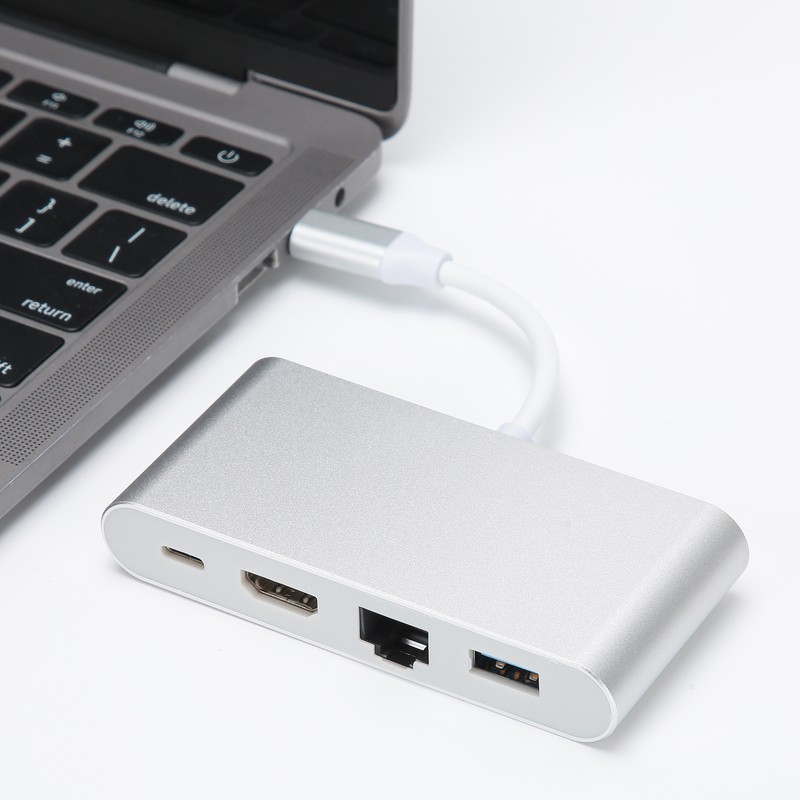 4 in 1 TypeC Adapter TypeC to USB Port HDMI