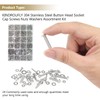 Kindroufly 1285 Pieces M2 M2.5 M3 M4 Button Head Socket