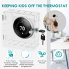 SUTINE Thermostat Lock Box with Key, Universal Thermostat Cover with