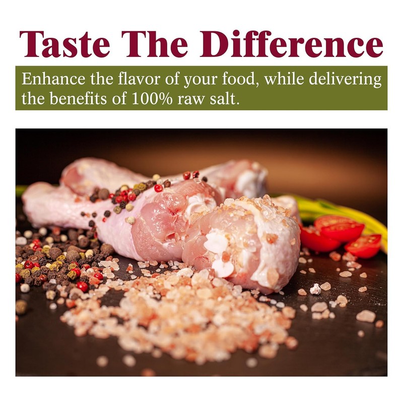Himalayan Chef Himalayan Pink Salt Coarse, Enhance Taste & 100%