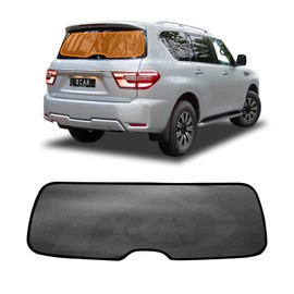 X-CAR Rear Windscreen Sun Shade for Nissan Patrol 2012-2024 Y62 Series Car Custom Wind Screen Sun Blind Mesh