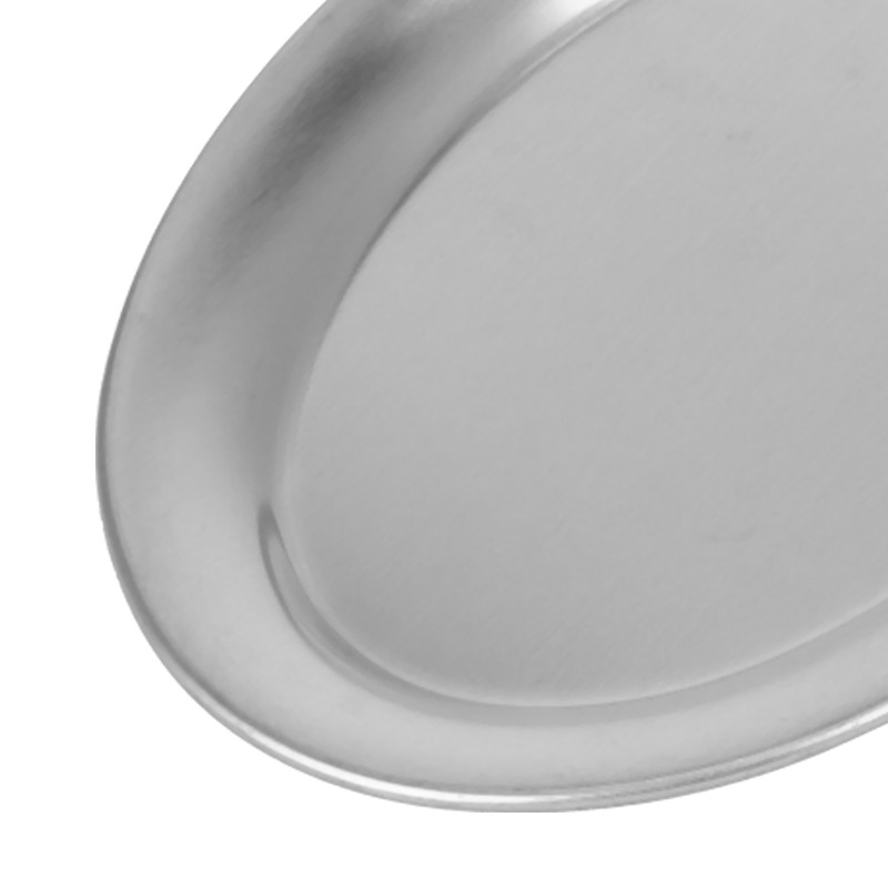 3pcs Stainless Steel Dessert Tray Mirror Polishing Process Snack Jewelry