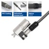 ACT Laptop Lock Security Cable 2m, Keyed Cable, Wedge Slot