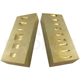 Jewellers Tools Solid Brass Dapping Doming Block Vice Tool Craft Jewellers Watch Tools