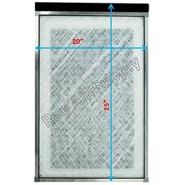 RayAir Supply 20x25 Dynamic Air Cleaner Replacement Filter Pads 20X25 Refills (3 Pack) White