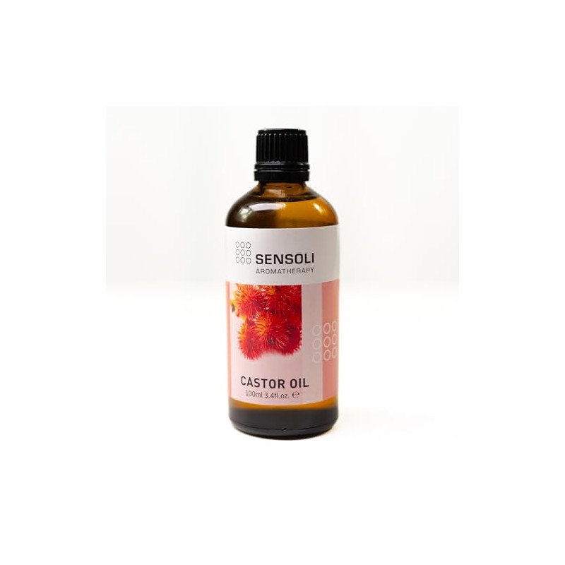 SENSOLI Castor Oil 100ml - 100% Pure and Natural Carrier