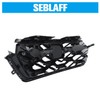 SEBLAFF Front Grille Glossy Black Plastic Sport Hybrid Upper Grill