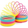 The Dreidel Company Jumbo Rainbow Plastic Coil Spring, Party Favor