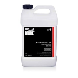 More Paver Sealer - Outdoor Concrete, Brick, & Paver Sealer for Driveways, Patios, Floors - Waterproof Exterior Concrete Sealant, Protects Natural Stone & Pavers - Easy Application - Gallon (128oz)