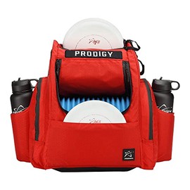 Prodigy Disc BP-2 V3 w/Nameplate Backpack Disc Golf Bag - Red