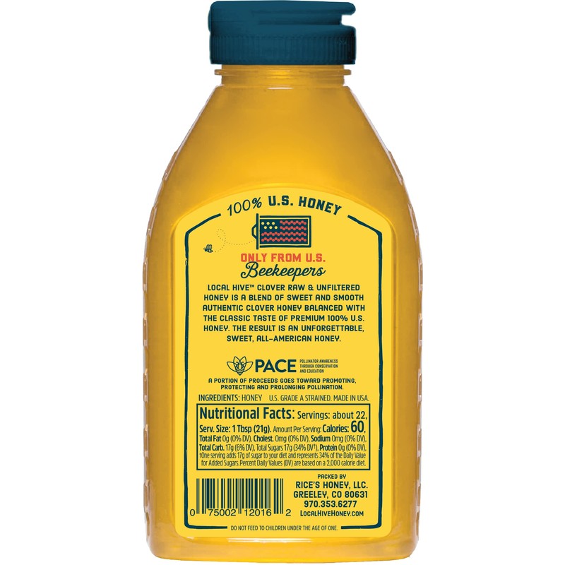 Local Hive Clover Honey Blend 16oz