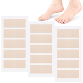 15 Pcs Blister Plasters for Feet Invisible Hydrocolloid Gel Blister Bandages Blister Guard Pads Waterproof for Heel, Toe, Guard Skin, Faster Healing Wound (Patch Shape)