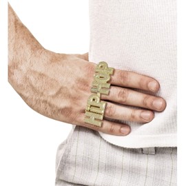 HIP HOP RING for 90s Rap Rapper Chav Accessory
