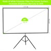 Portable Projection Screen with Single-Support Tripod Stand, Indoor and Outdoor
