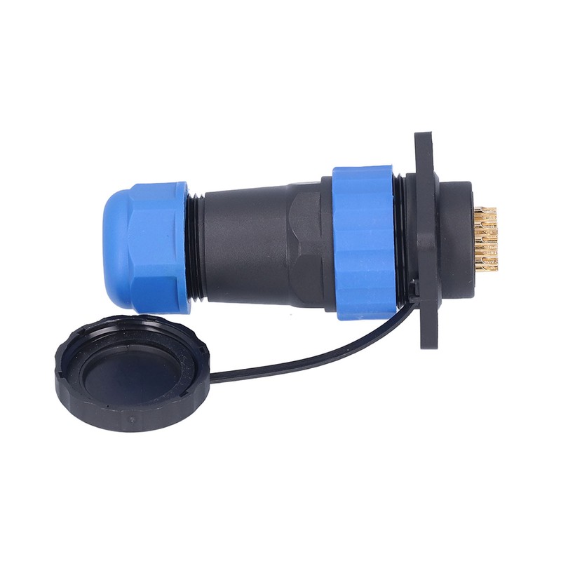 IP68 Waterproof Power Connector Male Female Square 4 Hole Aviation