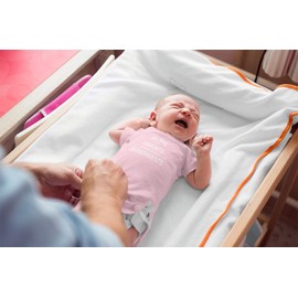 Witty Fashions The Best Parents Get Promoted to Grandparents - Funny Announcement - Infant Baby Bodysuit (Pink, 6 Months)