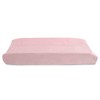 Delta Children Contoured Changing Pad with Plush Cover, Pink