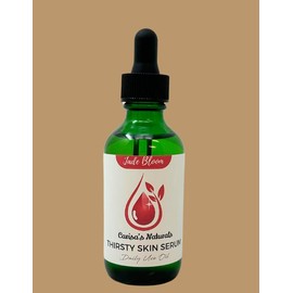 Jade Bloom Thirsty Skin Serum – 2oz 100% Natural Hydrating Facial Oil for Smooth, Radiant, Nourished Skin