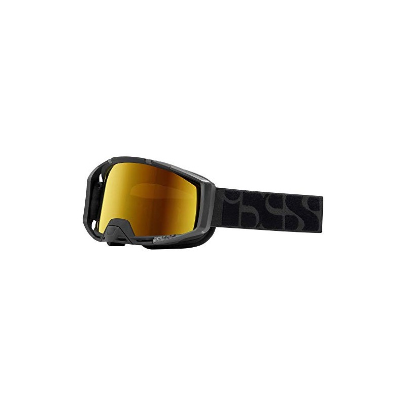 IXS Trigger Lp MTB/BMX/E-Bike Mask, Black/Gold, Low Profile